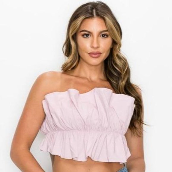 My Turn Tube Top-Dusty Pink - Picture 3 of 4